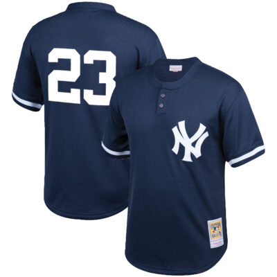 Don Mattingly New York Yankees Navy Cooperstown Collection Jersey - All Stitched