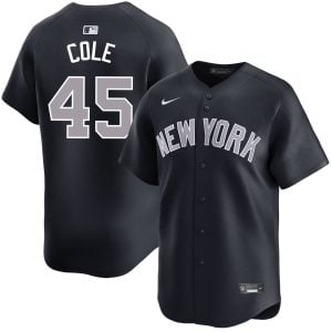 Gerrit Cole New York Yankees Navy Alternate Limited Jersey - All Stitched