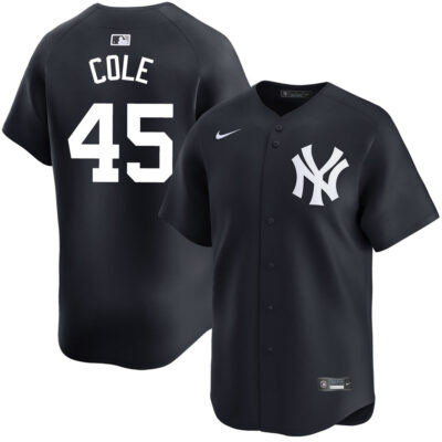 Gerrit Cole New York Yankees Navy 2nd Alternate Limited Jersey - All Stitched