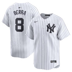 Yogi Berra New York Yankees White Home Limited Jersey - All Stitched