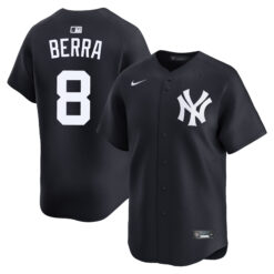 Yogi Berra New York Yankees Navy 2nd Alternate Limited Jersey - All Stitched