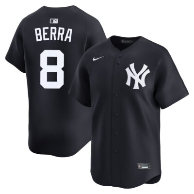 Yogi Berra New York Yankees Navy 2nd Alternate Limited Jersey - All Stitched