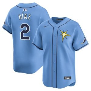Yandy Diaz Tampa Bay Rays Light Blue Alternate Limited Jersey - All Stitched