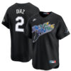 Yandy Diaz Tampa Bay Rays Black Cooperstown Collection Limited Jersey - All Stitched