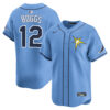 Wade Boggs Tampa Bay Rays Light Blue Alternate Limited Jersey - All Stitched