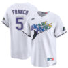Wander Franco Tampa Bay Rays White Cooperstown Collection Limited Jersey - All Stitched