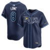 Brandon Lowe Tampa Bay Rays Navy Road Limited Jersey - All Stitched