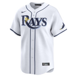 Alternative view of Shane McClanahan Tampa Bay Rays White Home Limited Jersey - All Stitched