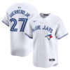 Vladimir Guerrero Jr Toronto Blue Jays White Home Limited Jersey - All Stitched