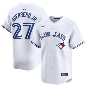 Vladimir Guerrero Jr Toronto Blue Jays White Home Limited Jersey - All Stitched
