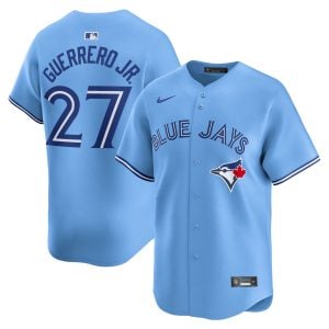 Vladimir Guerrero Jr Toronto Blue Jays Light Blue Alternate Limited Jersey - All Stitched