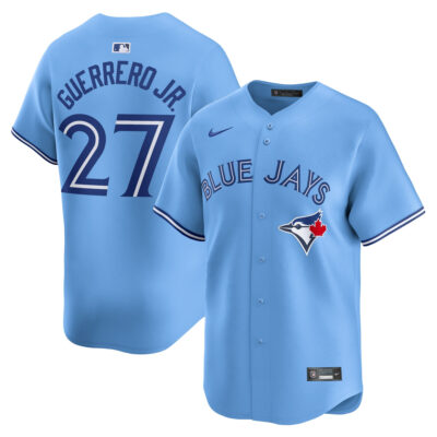 Vladimir Guerrero Jr Toronto Blue Jays Light Blue Alternate Limited Jersey - All Stitched