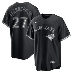 Vladimir Guerrero Jr Toronto Blue Jays Black Jersey - All Stitched