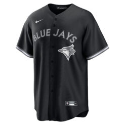 Alternative view of Vladimir Guerrero Jr Toronto Blue Jays Black Jersey - All Stitched