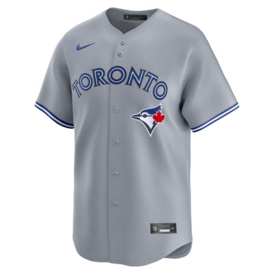 Alternative view of Davis Schneider Toronto Blue Jays Grey Road Limited Jersey - All Stitched