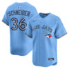 Davis Schneider Toronto Blue Jays Light Blue Alternate Limited Jersey - All Stitched