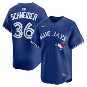 Davis Schneider Toronto Blue Jays Royal Blue Alternate Limited Jersey - All Stitched