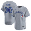 Alejandro Kirk Toronto Blue Jays Grey Road Limited Jersey - All Stitched