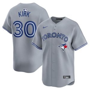 Alejandro Kirk Toronto Blue Jays Grey Road Limited Jersey - All Stitched