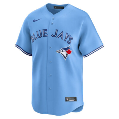 Alternative view of Alejandro Kirk Toronto Blue Jays Light Blue Alternate Limited Jersey - All Stitched
