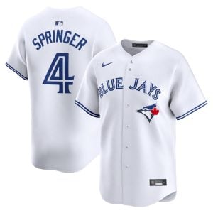 George Springer Toronto Blue Jays White Home Limited Jersey - All Stitched