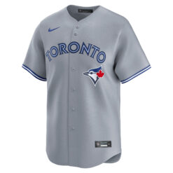 Alternative view of George Springer Toronto Blue Jays Grey Road Limited Jersey - All Stitched