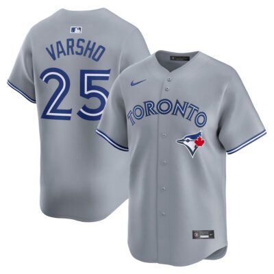 Daulton Varsho Toronto Blue Jays Grey Road Limited Jersey - All Stitched