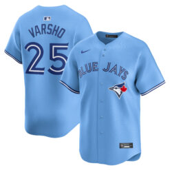 Daulton Varsho Toronto Blue Jays Light Blue Alternate Limited Jersey - All Stitched
