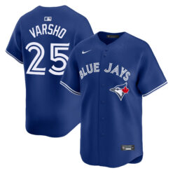 Daulton Varsho Toronto Blue Jays Royal Blue Alternate Limited Jersey - All Stitched