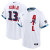 Ronald Acuna Jr Atlanta Braves White 2021 All-Star Jersey - All Stitched