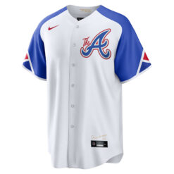 Alternative view of Spencer Strider Atlanta Braves White City Connect Limited Jersey - All Stitched