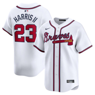 Michael Harris II Atlanta Braves White Home Limited Jersey - All Stitched