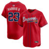 Michael Harris II Atlanta Braves Red Alternate Limited Jersey - All Stitched