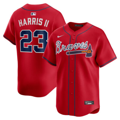 Michael Harris II Atlanta Braves Red Alternate Limited Jersey - All Stitched