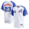 Michael Harris II Atlanta Braves White City Connect Limited Jersey - All Stitched