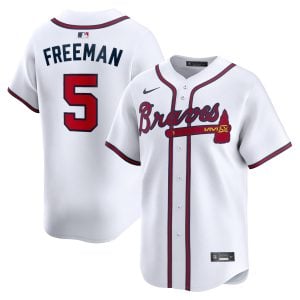 Freddie Freeman Atlanta Braves White Home Limited Jersey - All Stitched