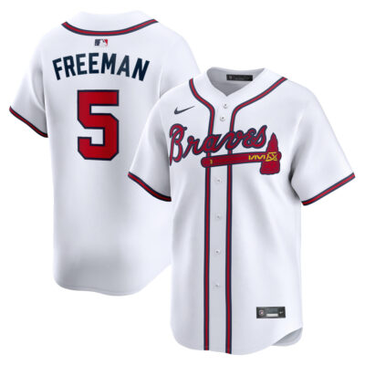 Freddie Freeman Atlanta Braves White Home Limited Jersey - All Stitched