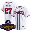 Matt Kemp Atlanta Braves White Home Limited Jersey - All Stitched