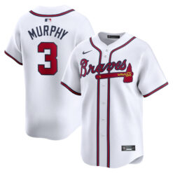 Dale Murphy Atlanta Braves White Home Limited Jersey - All Stitched