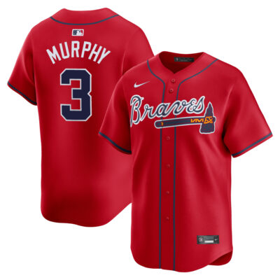 Dale Murphy Atlanta Braves Red Alternate Limited Jersey - All Stitched