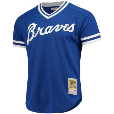 Alternative view of Dale Murphy Atlanta Braves Royal Blue Throwback Jersey - All Stitched