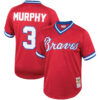 Dale Murphy Atlanta Braves Red Throwback Jersey - All Stitched