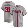 Greg Maddux Atlanta Braves Grey Road Limited Jersey - All Stitched