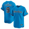 Xavier Edwards Miami Marlins Blue Alternate Limited Jersey - All Stitched
