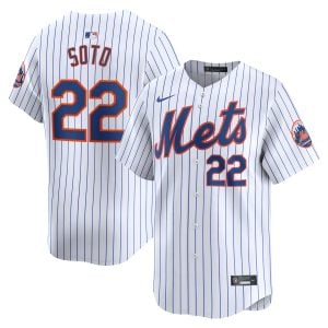 Juan Soto New York Mets White Home Limited Jersey - All Stitched