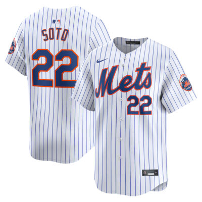 Juan Soto New York Mets White Home Limited Jersey - All Stitched