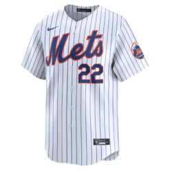 Alternative view of Juan Soto New York Mets White Home Limited Jersey - All Stitched