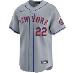 Alternative view of Juan Soto New York Mets Grey Road Limited Jersey - All Stitched