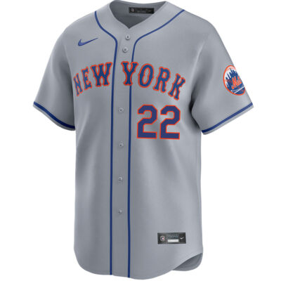 Alternative view of Juan Soto New York Mets Grey Road Limited Jersey - All Stitched
