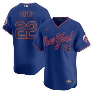 Juan Soto New York Mets Royal Blue Alternate Limited Jersey - All Stitched